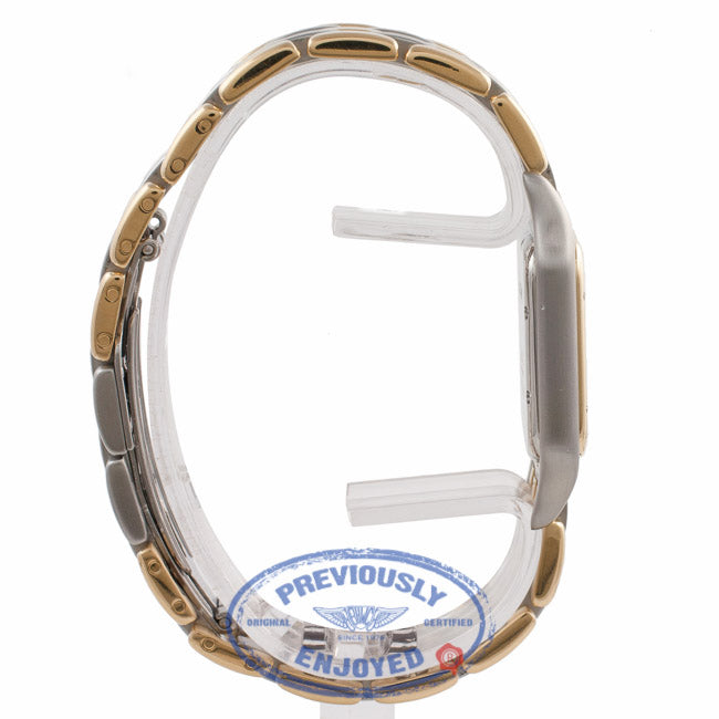 Cartier Panther 27MM 18k Yellow Gold Stainless Steel White Dial W25028B8 LFVLDM - Beverly Hills Watch Company