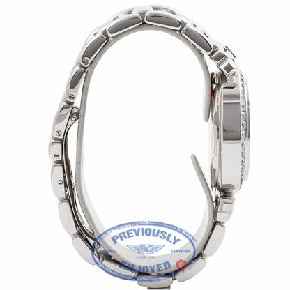 Cartier Pasha 32MM 18k White Gold Silver Dial Diamond Bezel Diamond Crown WJ1116M9 UYXSYX - Beverly Hills Watch Company Watch Store
