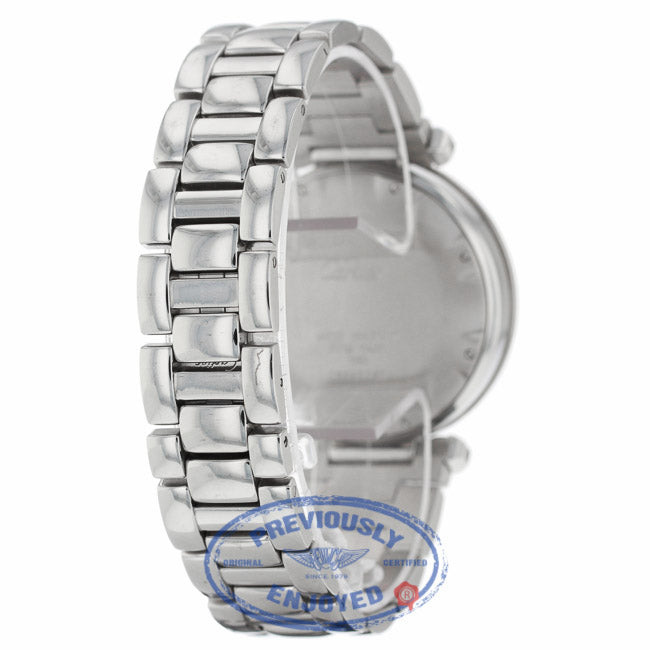 Cartier Pasha 38mm Chronograph 18k White Gold Customized Diamond Bezel R38WUH - Beverly Hills Watch Company