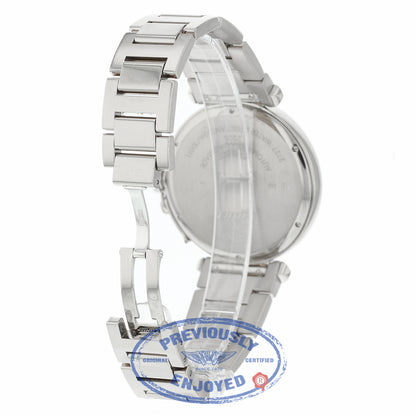 Cartier Pasha 42MM 18k White Gold Automatic Silver Dial W30187M9 RZ80KK - Beverly Hills Watch