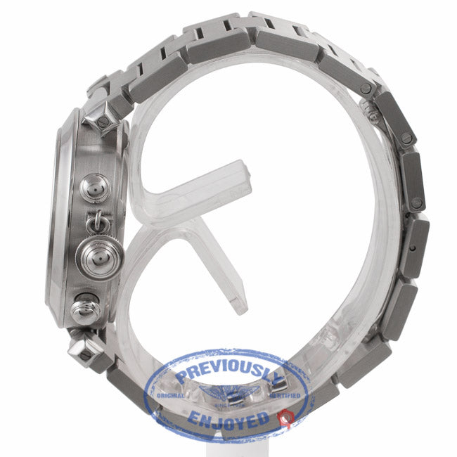 Cartier Pasha C Stainless Steel 35MM Silver Dial Black Subdials W31048M7 K0FLCW - Beverly Hills Watch Company Watch Store