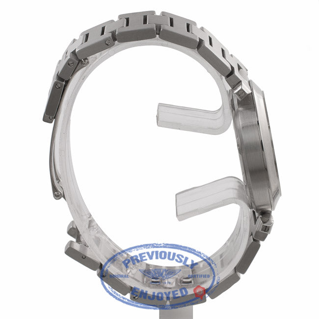 Cartier Pasha C 36MM Automatic Stainless Steel Sunray Silver Dial W31023M7 ZE0Z50 - Beverly Hills Watch Company Watch Store