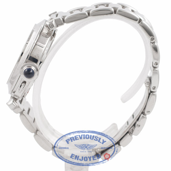 Cartier Pasha 35mm White Gold White Dial W30145M9 11147 - Beverly Hills Watch Company Watch Store