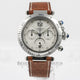 Cartier Pasha Stainless Steel 38mm Automatic Chronograph White Dial Leather Strap Watch W31030H3 Beverly Hills Watch Company Watches