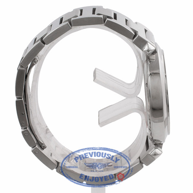 Cartier Pasha De Cartier Automatic 41MM Stainless Steel White Dial W31072M7 2TDE9N - Beverly Hills Watch Company Watch Store