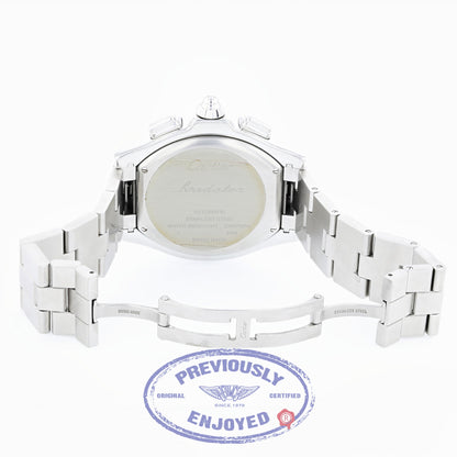 Cartier Roadster Chronograph Stainless Steel Silver Dial W6206019 8YNZDD