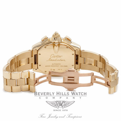 Cartier Roadster Chronograph XL 18K Yellow Gold W62021Y2 V5KSHB - Beverly Hills Watch Company Watch Store
