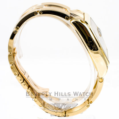 Cartier Roadster Large 18K Yellow Gold Silver Roman Dial Automatic Watch W62005V1 Beverly Hills Watch Company Watches