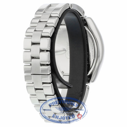 Cartier Roadster Quartz Small Stainless Steel Pink Dial W62617V3 XACQM8 - Beverly Hills Watch