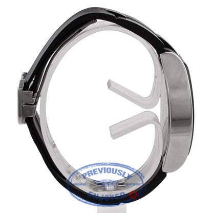 Cartier Roadster S Large Stainless Steel ADLC Coating Bezel Silver Dial Rubber Strap W6206018 PNV4UQ - Beverly Hills Watch Company Watch Store