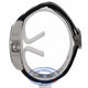 Cartier Roadster S Large Stainless Steel ADLC Coating Bezel Silver Dial Rubber Strap W6206018 PNV4UQ - Beverly Hills Watch Company Watch Store