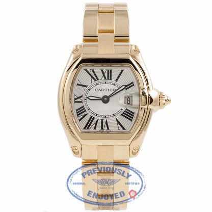 Cartier Roadster Small 18k Yellow Gold W62018V1 MV31C3 - Beverly Hills Watch Company Watch Store