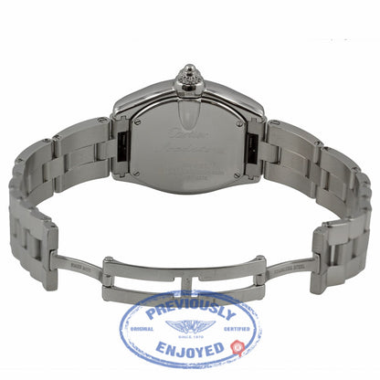 Cartier Roadster Stainless Small Stainless Steel Silver Roman Dial Watch W62016V3 845VF8 - Beverly Hills Watch Company