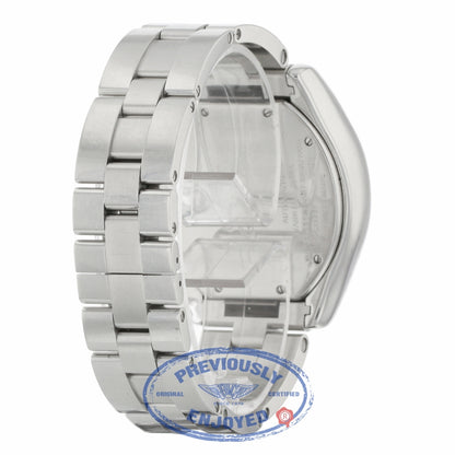 Cartier Roadster XL Stainless Steel Bracelet Silver Roman Numeral Dial W62019X6 JL32WD - Beverly Hills Watch Company