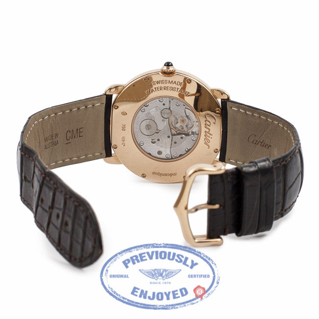 Cartier Ronde Louis 18k Rose Gold W6800251 2PLUL3 - Beverly Hills Watch Company Watch Store