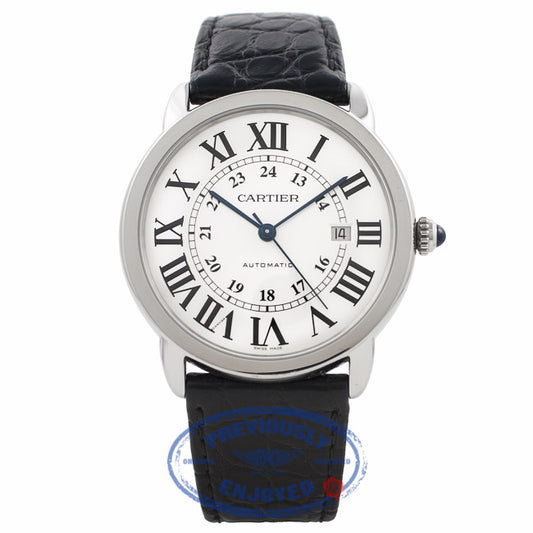 Cartier Ronde Solo XL Stainless Steel Automatic W6701010 U3MBGY - Beverly Hills Watch Company Watch Store