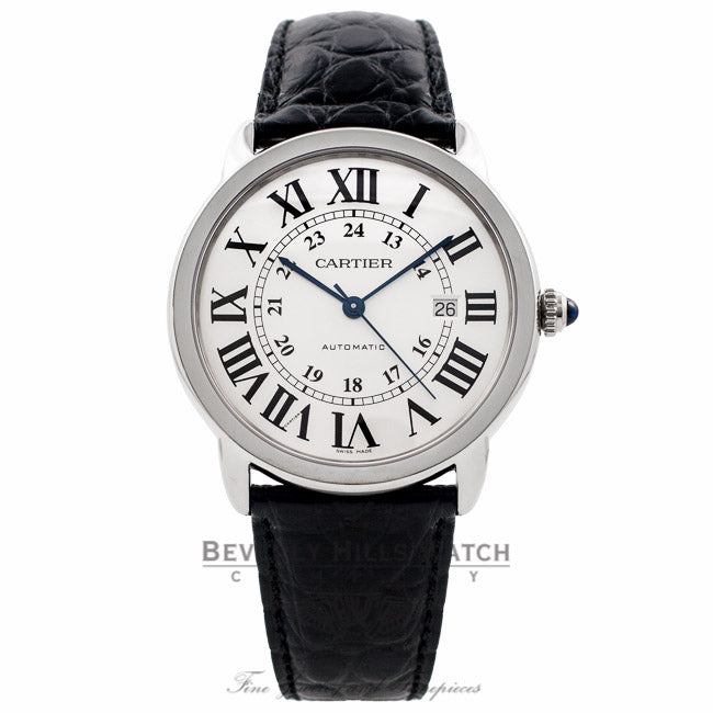 Cartier Ronde Solo XL Stainless Steel Automatic W6701010 ML4FAF - Beverly Hills Watch Company Watch Store