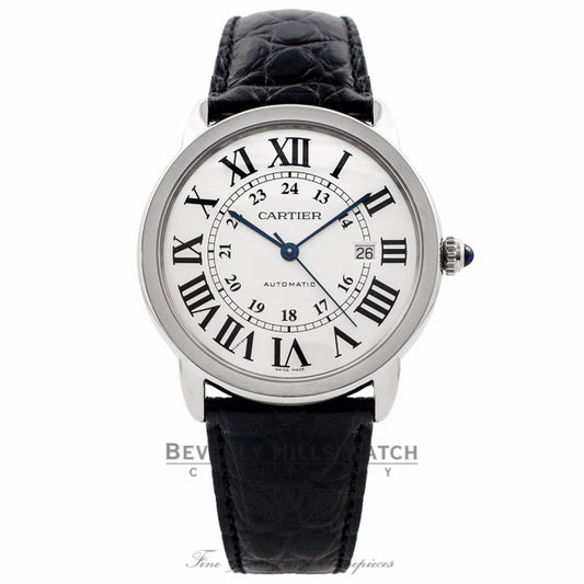 Cartier Ronde Solo XL Stainless Steel Automatic W6701010 ML4FAF - Beverly Hills Watch Company Watch Store