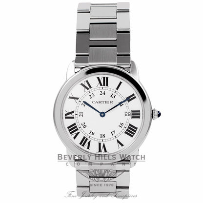 Cartier Rondo Solo Large Stainless Steel - Bervely Hills Watch Company