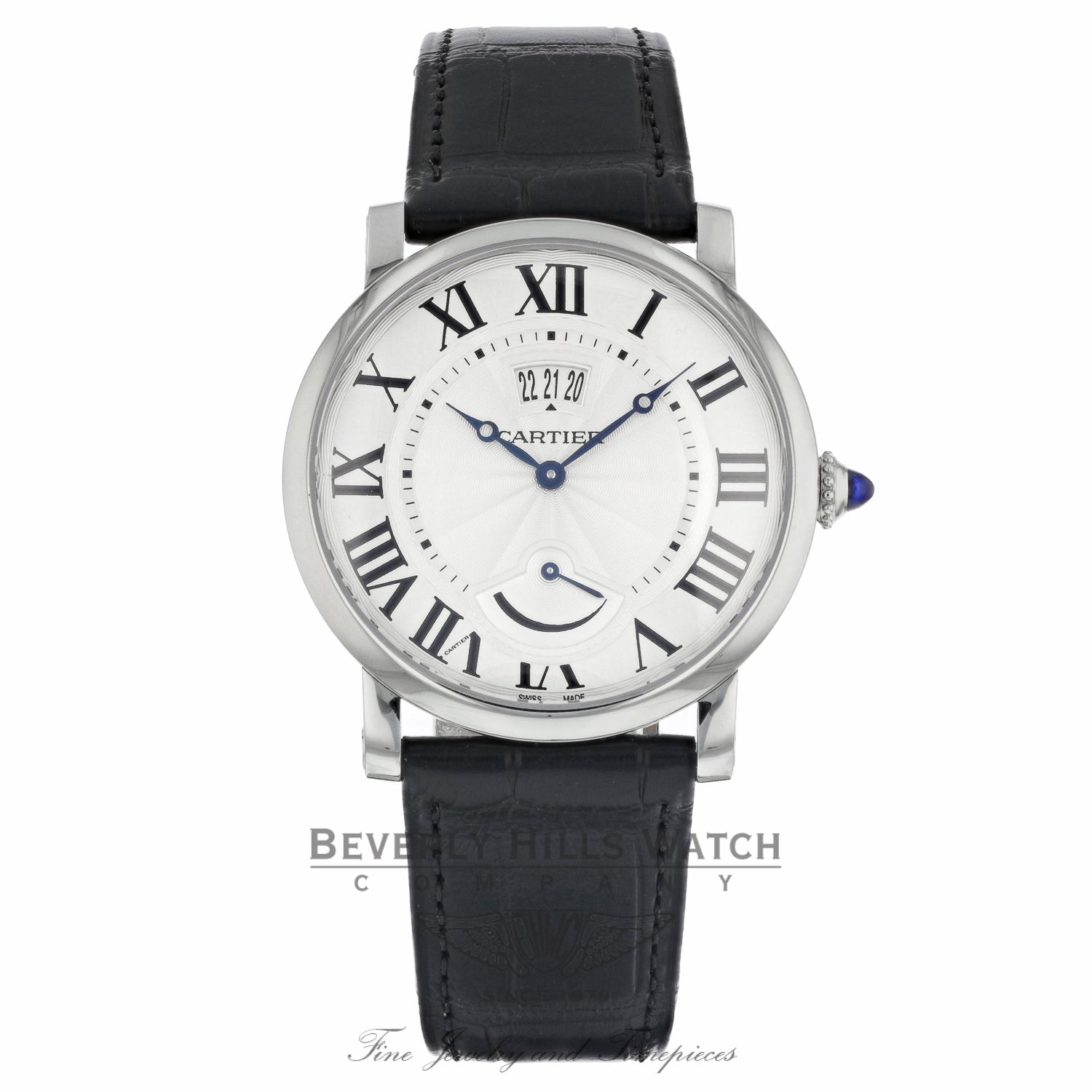 Cartier Rotonde 40mm Silver Dial Automatic Stainless Steel W1556369 NW3P3L - Beverly Hills Watch