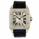 Cartier Santos 100 Large Mens Stainless Steel Leather Strap Automatic W20073X8 HWQNN9 - Beverly Hills Watch Company