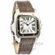 Cartier Santos 100 Medium Two-Tone Leather Strap Watch W20107X7