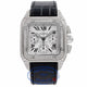 Cartier Santos 100 XL Chronograph Stainless Steel Custom Diamond Set W20090X8 DKHQZX