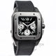 Cartier Santos XL Chronograph Black PVD Case Titanium Bezel Black Roman Dial Watch W2020005 Beverly Hills Watch Company Watches