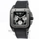 Cartier Santos XL Chronograph Black PVD Case Titanium Bezel Black Roman Dial Watch W2020005 Beverly Hills Watch Company Watches