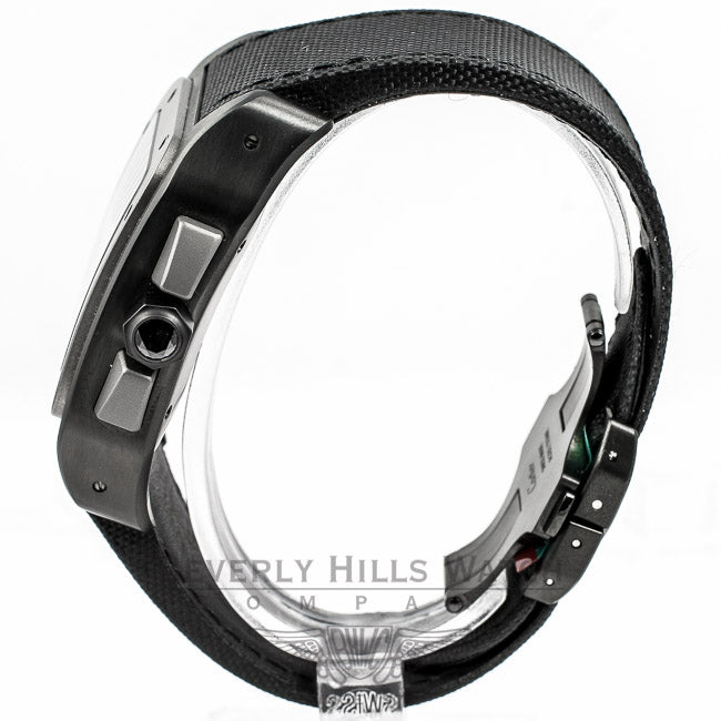 Cartier Santos XL Chronograph Black PVD Case Titanium Bezel Black Roman Dial Watch W2020005 Beverly Hills Watch Company Watches