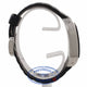 Cartier Santos 100 XL Black Rubber Bezel Stainless Steel Silver Dial Black Rubber Strap W20121U2 D2D0QA - Beverly Hills Watch Company Watch Store