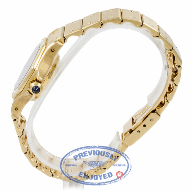 Cartier Santos 18k Gold Octogonal 06044 19322 - Beverly Hills Watch Company Watch Store