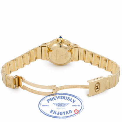 Cartier Santos 18k Gold Octogonal 06044 19322 - Beverly Hills Watch Company Watch Store