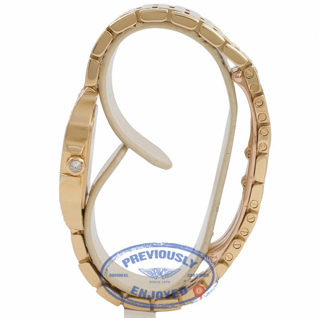 Cartier Santos Demoiselle Small Yellow Gold Diamond Bezel  WF9001Y7 RQGHIU - Beverly Hills Watch Company Watch Store
