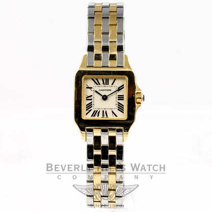Cartier Santos Demoiselle Stainless Steel and Yellow Gold Ladies Watch W25063Z6 Beverly Hills Watch Company Watches