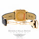Cartier Santos Dumont 18K Rose Gold Rhodium Roman Numeral Dial Black Crocodile Leather Strap Watch W2006951 Beverly Hills Watch Company Watches
