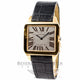Cartier Santos Dumont 18K Rose Gold Rhodium Roman Numeral Dial Black Crocodile Leather Strap Watch W2006951 Beverly Hills Watch Company Watches