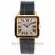Cartier Santos Dumont 18K Rose Gold Rhodium Roman Numeral Dial Black Crocodile Leather Strap Watch W2006951 Beverly Hills Watch Company Watches