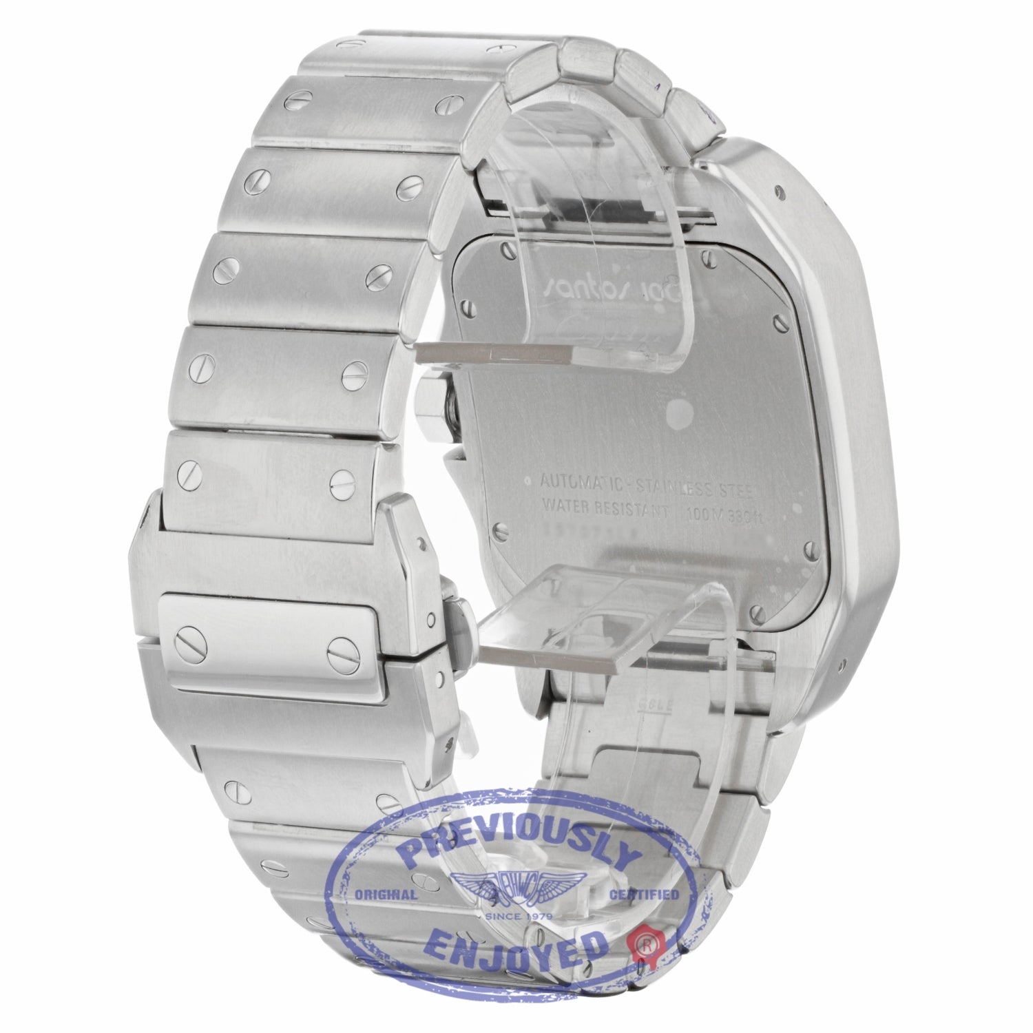 Cartier Santos 100 Large Stainless Steel W200737G P0F1LW - Beverly Hills Watch