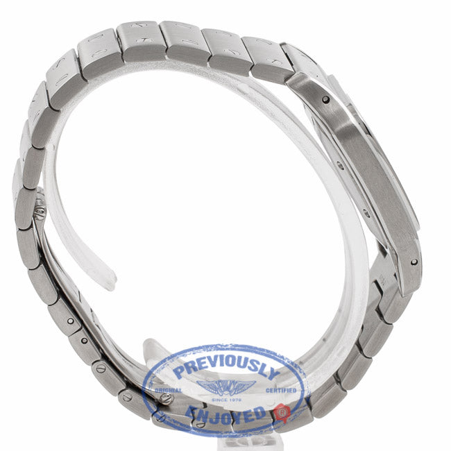 Cartier Santos Galbee Stainless Steel 29MM Silver Dial W20098DC HEBBZZ - Beverly Hills Watch Company Watch Store