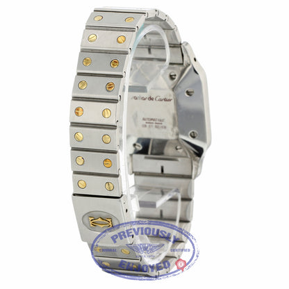 Cartier Santos Gents Vintage Circa 1990's Yellow Gold Stainless Steel SANTOSVINT Y6Y5FF - Beverly Hills Watch