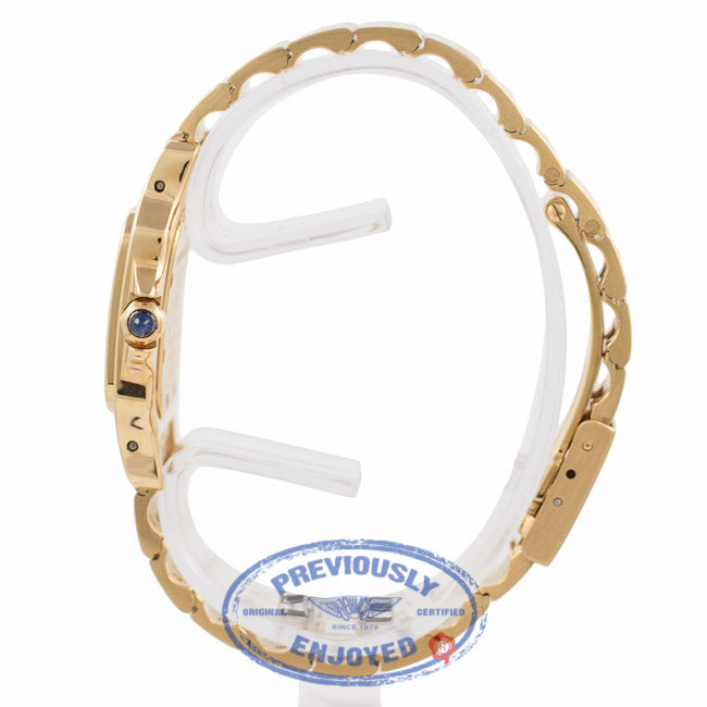 Cartier Santos Small 18k Yellow Gold 866930-0505 UYBIP4 - Beverly Hills Watch Company Watch Store