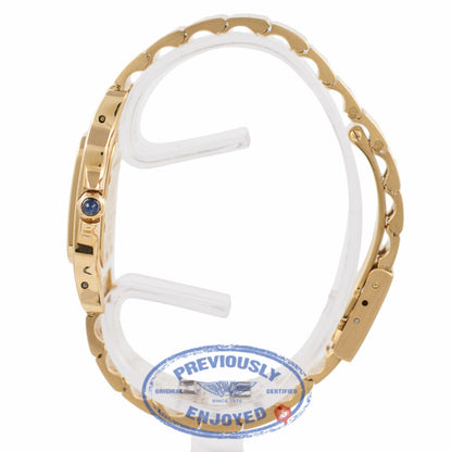 Cartier Santos Small 18k Yellow Gold 866930-0505 UYBIP4 - Beverly Hills Watch Company Watch Store