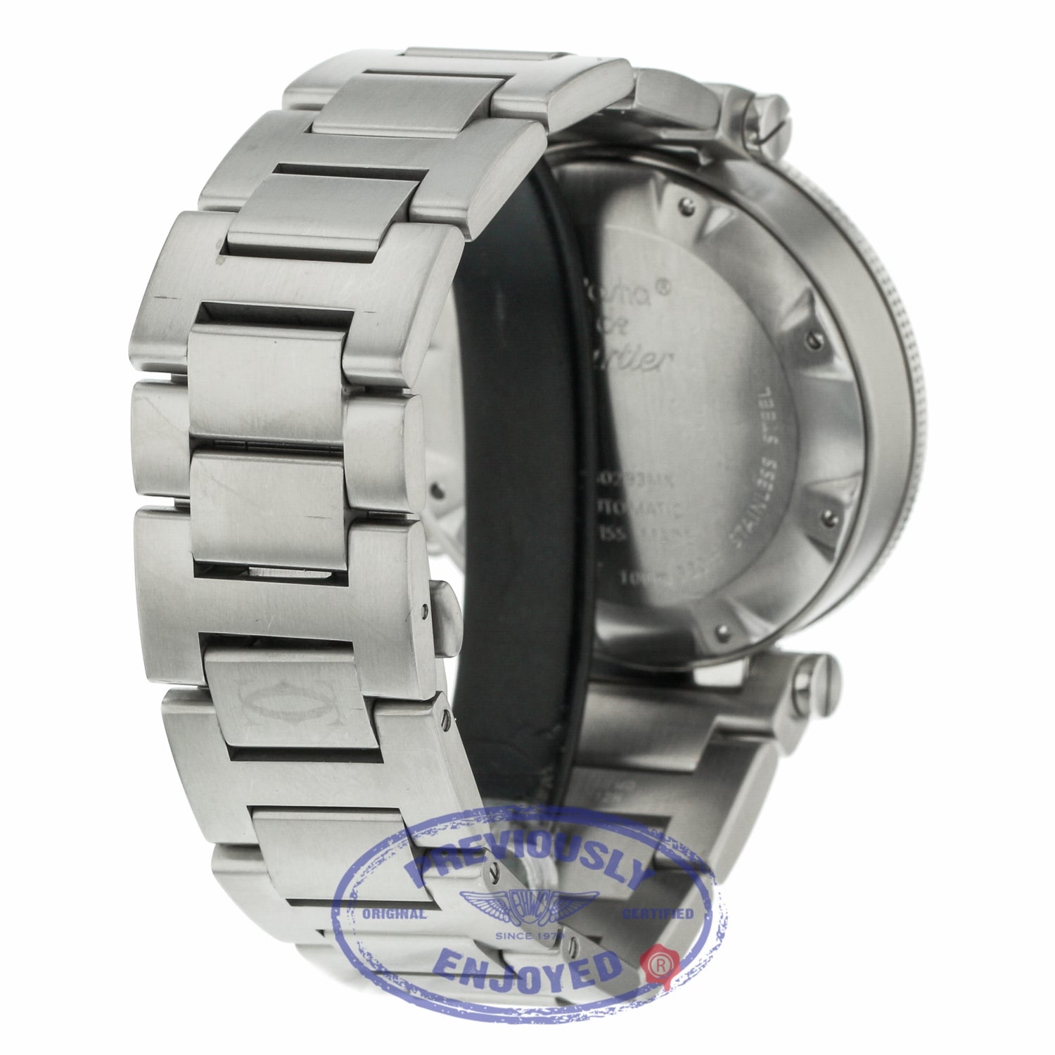 Cartier Pasha Seatimer 40.5mm Automatic Black Dial Stainless Steel W31077M7 KMDLZ2 - Beverly Hills Watch