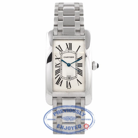 Cartier Tank American Large White Gold W26055L1