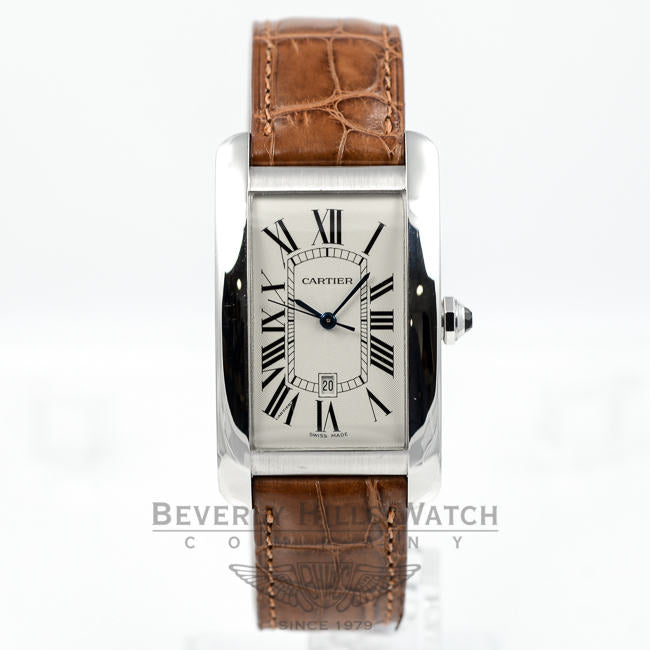 CARTIER TANK AMERICAINE LARGE W2603256 BEVERLY HILLS WATCH COMPANY