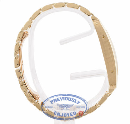 Cartier Tank Americaine Small 18K Yellow Gold White Dial W26015K2 M4PA5X - Beverly Hills Watch Store