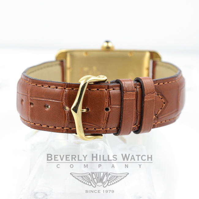 Cartier Tank Americaine 18K Yellow Gold Watch W2603156 Beverly Hills Watch Company Watches