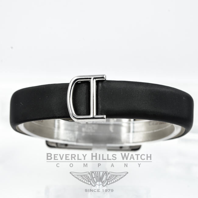 Cartier Tank Americaine Medium White Gold Diamond Bezel Ladies Watch WB702651 Beverly Hills Watch Company Watches