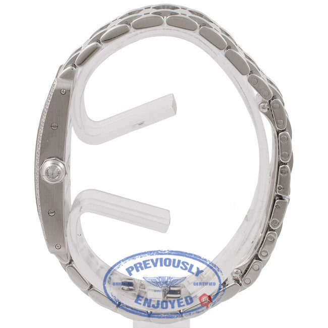 Cartier Tank Americaine 18KT White Gold Diamonds WB7018L1 4W425R - Beverly Hills Watch Store